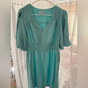 Calvin Klein Aqua Midi Dress